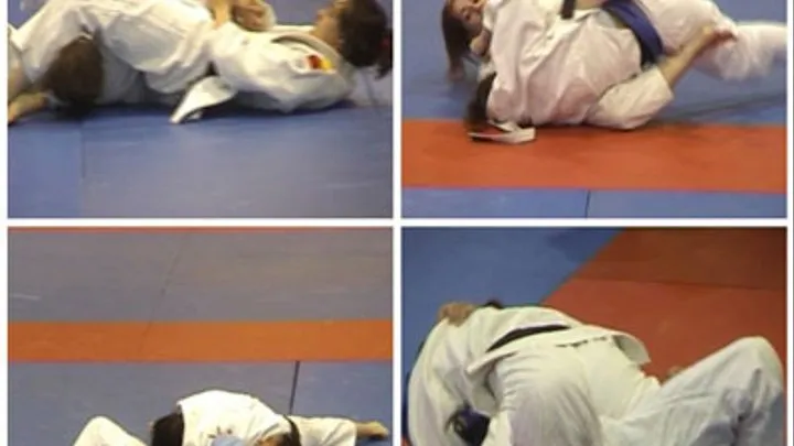 Tape28clip4 ( 1 juji-gatame, 1 armbar attempt, 1 rare inmobilization, 1 tomoenage,