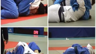 Tape13clip6 ( tate-siho gatame, hold down, juji-gatame attempt, inmobilization