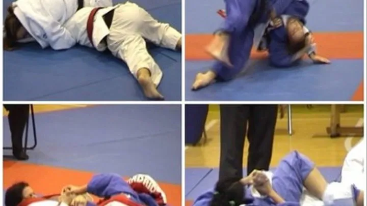 Tape15Clip4 ( 2 juji-gatames one ippon seoi-nage and one inmobilization)