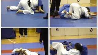 Tape 4 Clip 2 ( 1 reverse juji-gatame, 1 hold down attempt, 1 hold down attempt)