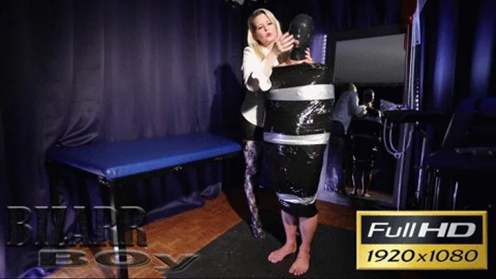 Domina M - Punished In Clingfilm Part 1