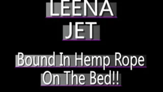 Leena Jet Tied Up In Hemp Rope! - WMV