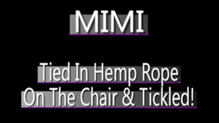 MIMI is an Asian whore bound with hemp rope! IPHONE