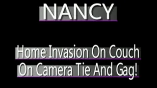 NANCY attacked while on her couch!