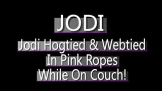 Asian Jodi Hogtied On Her Couch! - (720 X 480 in size)