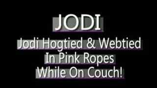 Asian Jodi Hogtied On Her Couch! - MPG4 VERSION ( in size)