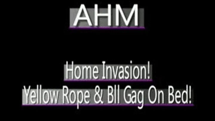 Tiny Ahm - Yellow Rope And Ball Gag On Bed! - PS3 VERSION