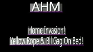 Tiny Ahm - Yellow Rope And Ball Gag On Bed! - WMV Dial Up FORMAT