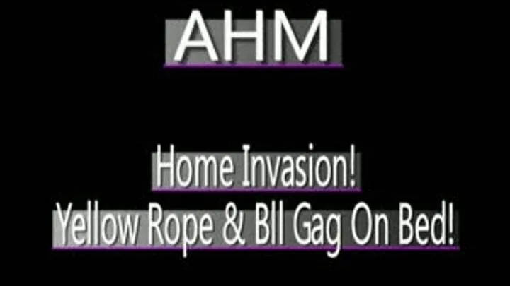 Tiny Ahm - Yellow Rope And Ball Gag On Bed! - IPOD FORMAT