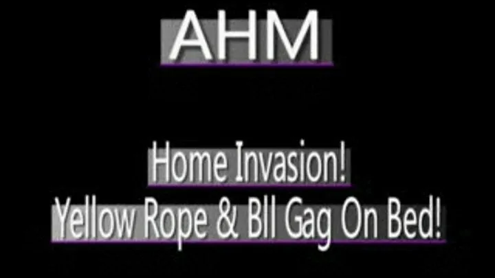 Tiny Ahm - Yellow Rope And Ball Gag On Bed! - WMV FULL SIZED VERSION