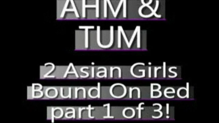 Ahm And Tum Bound On The Bed! (PART 1 of 3) - PS3 FORMAT