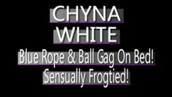 Chyna White Bound And Gagged In Blue! - (368 X 208 SIZED)