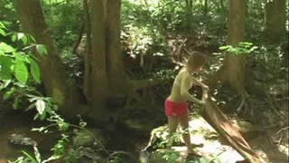 Hiker Fucks Carmen Hollywood When She Was Sunbathing On The Creek!