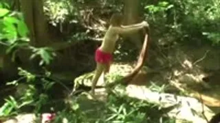 Hiker Fucks Carmen Hollywood When She Was Sunbathing On The Creek!