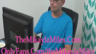 Bosses Mikayla and Devlin Punish Their Little Computer Nerd