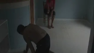 Mikayla Spanks Slave Boy