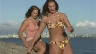 Amazons Beach Flexing