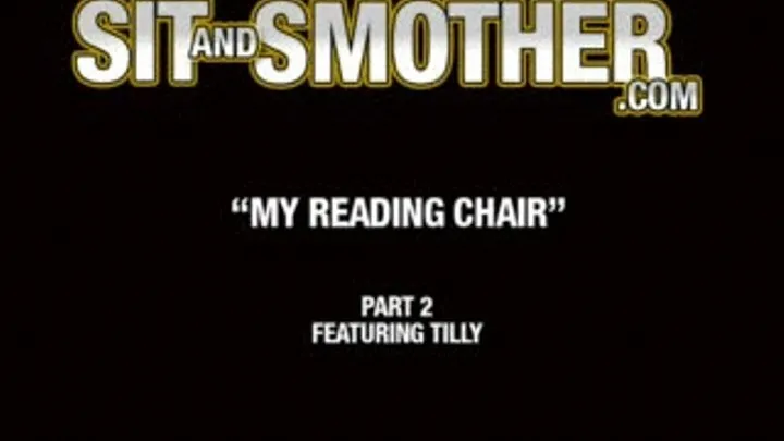 My Reading Chair! Part 2