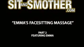 Emma's Facesitting Massage! Part 2