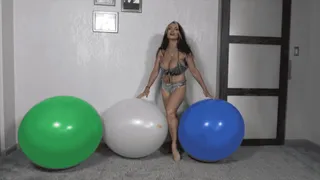 GIANT BALLOON POP