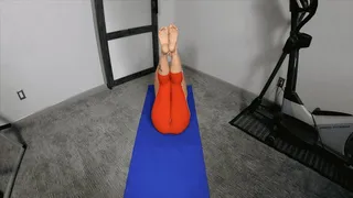 DOING YOGA MUM