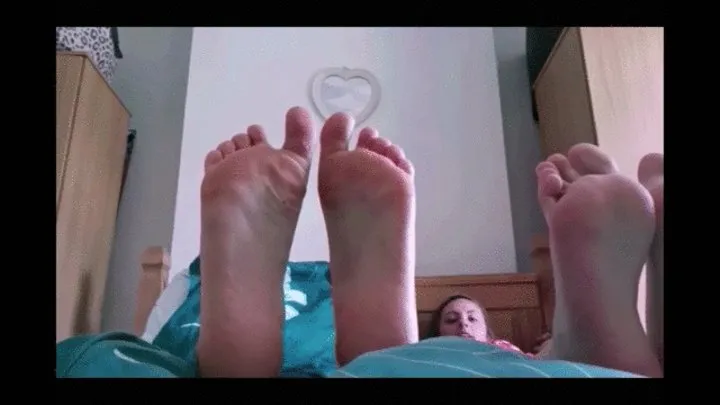 Callie and Lily Bare Feet Tease