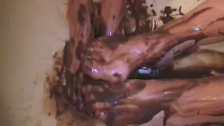 Chelsea and Rayne's Chocolate Syrup Play