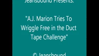 AJ Marion Challenged to Escape From Tape