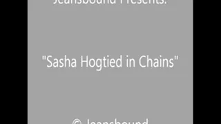 Sasha Chained in a Hogtie