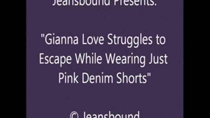 Gianna Bound in Pink Denim Shorts - SQ