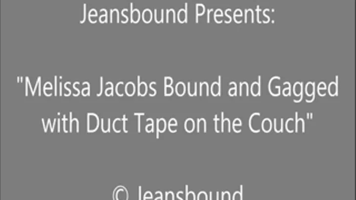 Melissa Jacobs Bound with Duct Tape - SQ