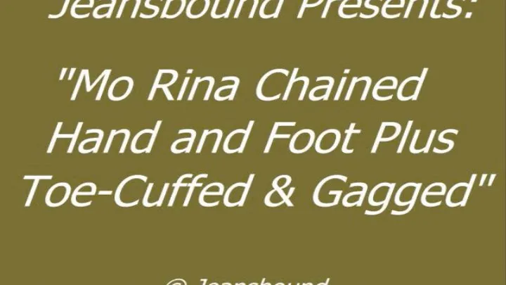 Mo Rina Chained and Toecuffed