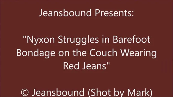 Nyxon Bound in Red Jeans - Alt View