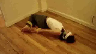 Alyssa Loren Bound and Blindfolded on the Floor