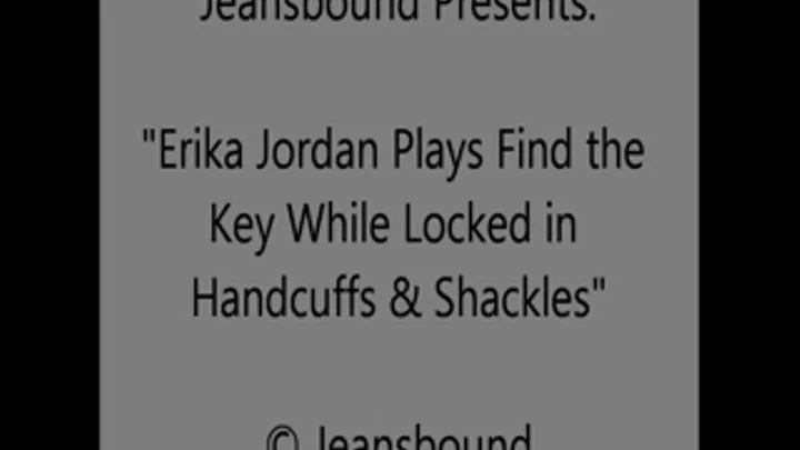 Erika Jordan Plays Find the Handcuff Key