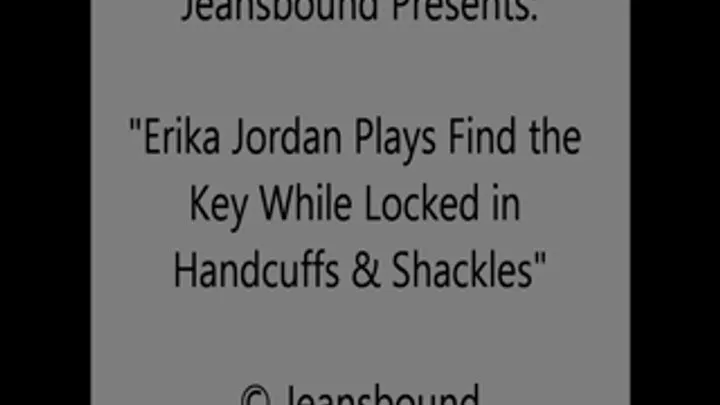 Erika Jordan Plays Find the Handcuff Key