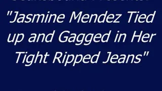 Jasmine Mendez Bound in Ripped Jeans - SQ