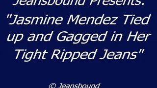 Jasmine Mendez Bound in Ripped Jeans