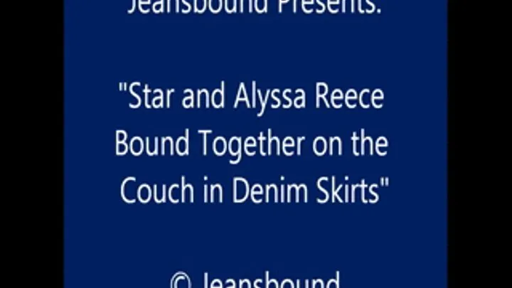 Star and Alyssa Bound on the Couch