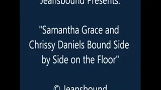 Samantha and Chrissy Bound on the Floor - SQ