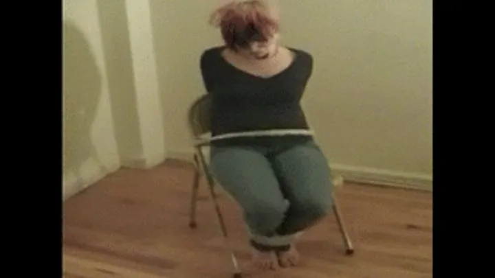 Jessica Nova Tied on the Chair and Floor