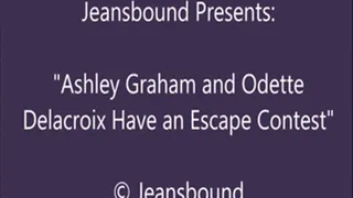 Odette and Ashley Tied for an Escape Contest