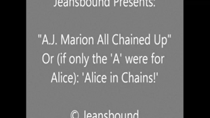 AJ Marion Chained and Restrained - SQ