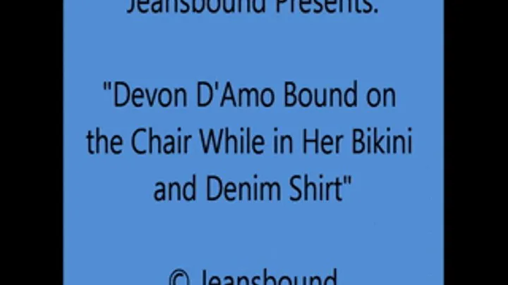 Devon Chairbound in a Denim Shirt