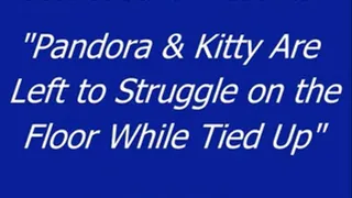 Pandora & Kitty Tied on the Floor - SQ