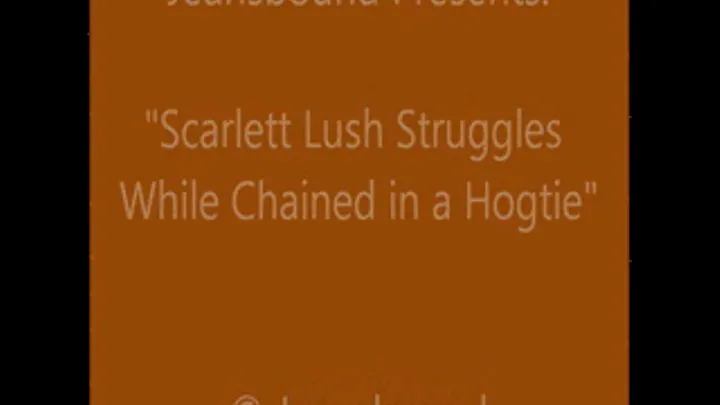 Scarlett Lush Hogtied in Chains - SQ