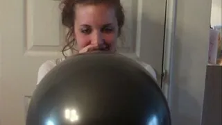 Blow to pop Black Balloon