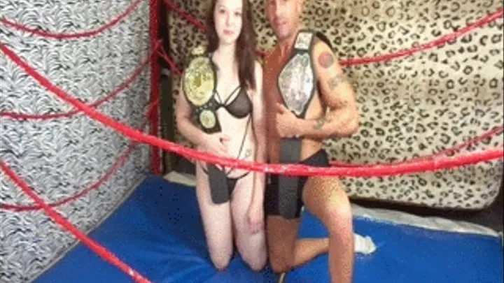 FIRST TIMER 18 YO In man vs women INTERGENDER WRESTLING match! Man OVER 400 VIDEOS ON HERE!!!