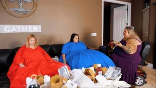 The Cursed Cookie Jar - Starring Ivy Davenport, Ami Mercury, & Indica Jane - SSBBW Gets Revenge on Skinny Bitch Neighbors By Casting A Weight Gain Spell