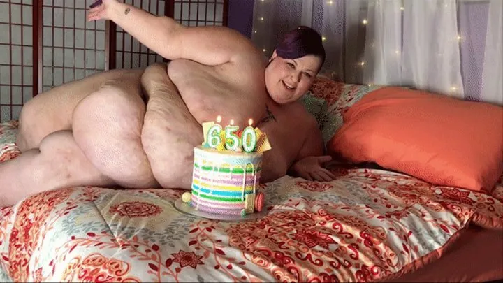 Celebrating 650 with Cake & Orgasms